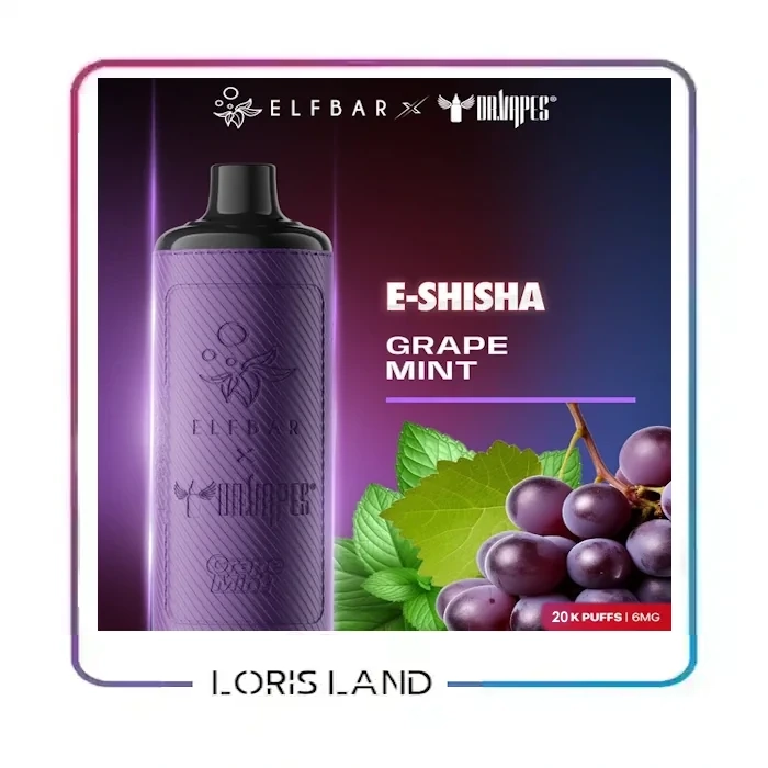 پاد یکبار مصرف نعنا انگور الف بار و دکتر ویپ 20 هزار پاف